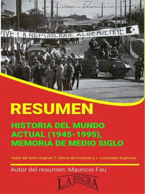 cover image of Resumen de Historia del Mundo Actual (1945-1995), Memoria de Medio Siglo